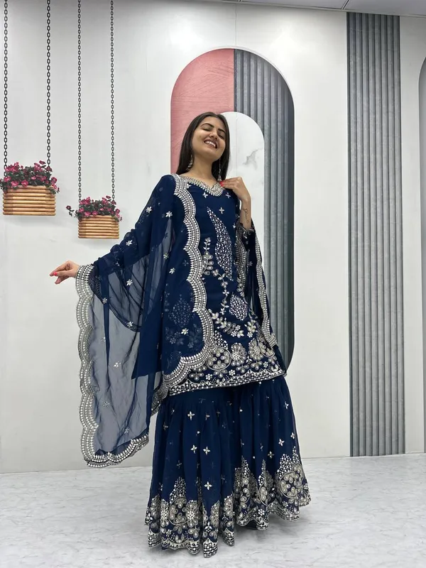 Navy_Blue_fox_Georgette_Sharara__For_women