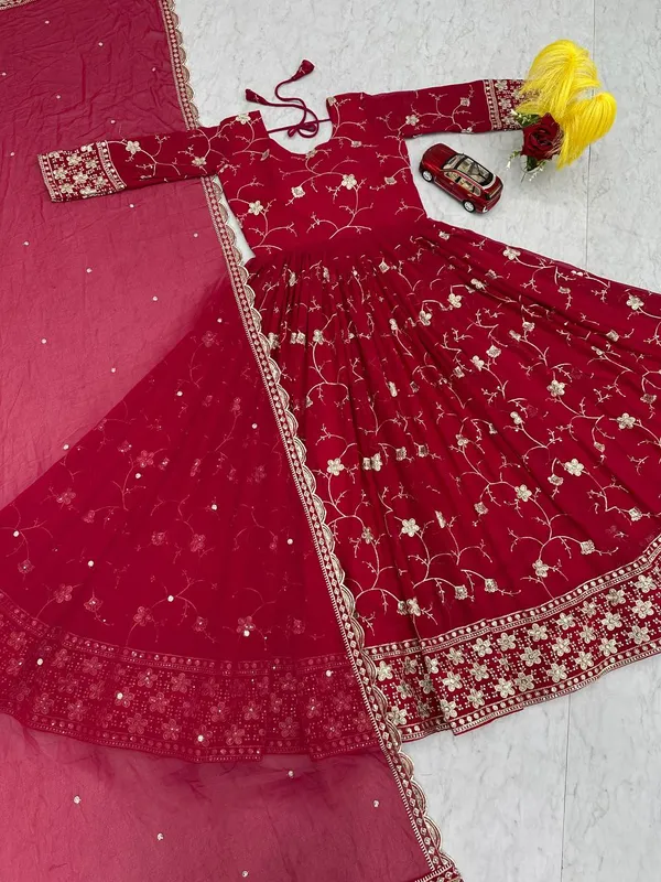 Red_Fox_Georgette_Gowns_For_women
