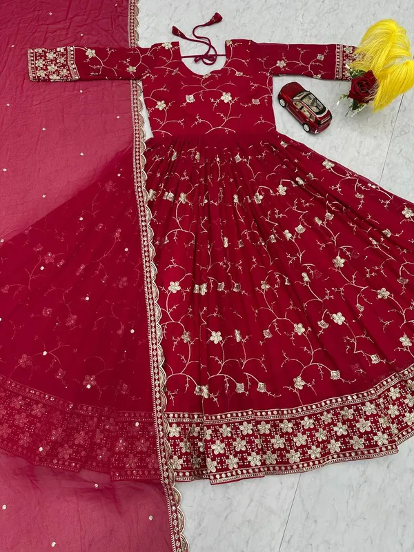 Red_Fox_Georgette_Gowns_For_women