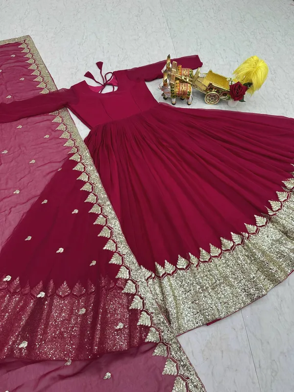 Red_Fox_Georgette_Gowns_For_women