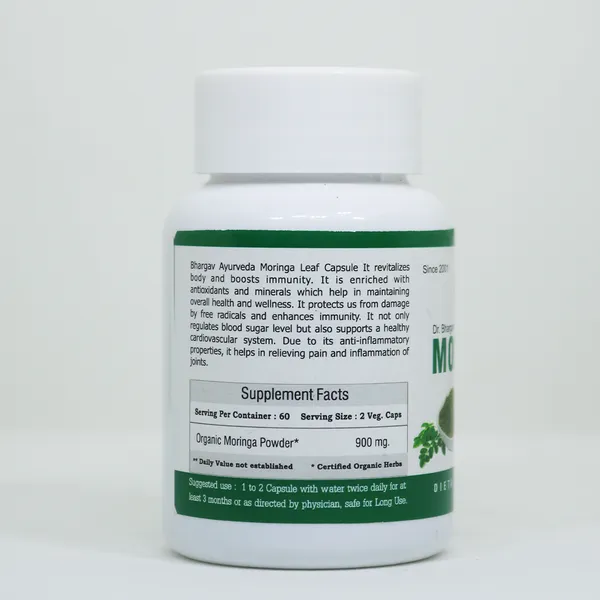 Dr.Bhargav’S_I_Moringa_Capsules_|_Maintain_Joint_I_Muscle_Health_|_Vitamin_I_Minerals_|_Dietary_Supplement_|_General_Weakness|_Tonic_|_Immunity_Booster_|Joint_I_Muscular_Pain_Relief_|_60_Capsules