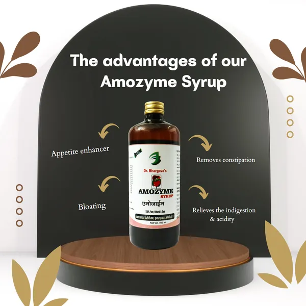 Dr.Bhargav’S_I_Amozyme_Syrup_I_Carminative_I_Bloating_I_Appetite_Enhancer_I_Digestive_Syrup_In_Both_Sugar_Free_I_Removes_Quickly_Gas_And_Indigestion_|Digestive_Tonic_|_Syrup_500Ml