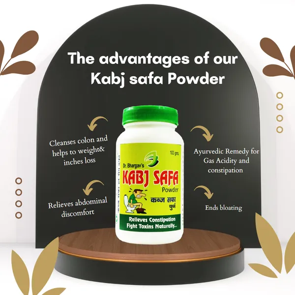 Dr.Bhargav’S_I_Kabj_Safa_Powder_I_Gas_Acidity_I_Constipation|_Ends_Bloating_|_Abdominal_Discomfort_|_Salt_And_Sugar_Free_Got_Cleansers|_Intestinal_I_Colon_Cleaner_|_Kabj_Ayurvedic_Medicine|_100_Gm