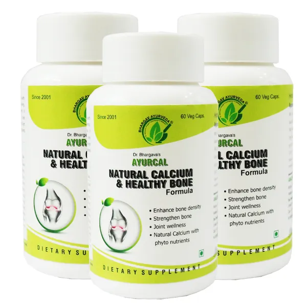 Dr.Bhargav’S_I_Ayur_Cal_Capsule_For_Natural_Calcium_|_Strengthens_Bone_|_Joint_Wellness|_Accelerate_Fracture_Bone_Healing_I_Height_In_Growing_Children|_Nutrients_For_Cartilage_Healing_|_60_Capsules_I_Pack_Of_3
