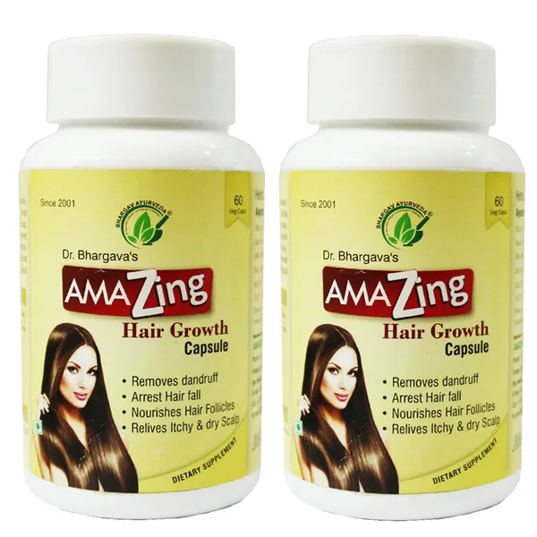 Dr.Bhargav’S_I_Amazing_Hair_Capsule_|_Hair_Growth|_Arrest_Hair_Falls_|Prevent_Premature_Graying_|Regrow_Scalp_Hair|Strengthen_Hair|Dense_&_Black_Hairs|Nourishes_Hair_Follicles_|60_Capsules_I_Pack_Of_2