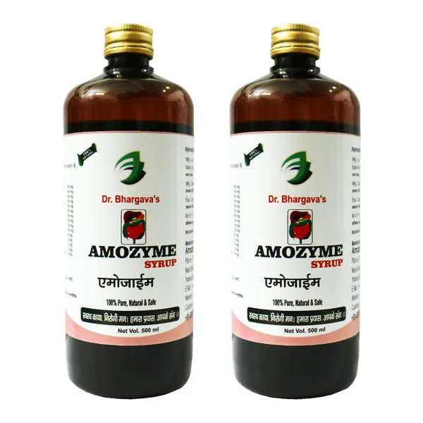 Dr.Bhargav’S_I_Amozyme_Syrup_I_Carminative_I_Bloating_I_Appetite_Enhancer_I_Digestive_Syrup_In_Both_Sugar_Free_I_Removes_Quickly_Gas_And_Indigestion_|Digestive_Tonic_|_Syrup_500Ml_I_Pack_Of_2