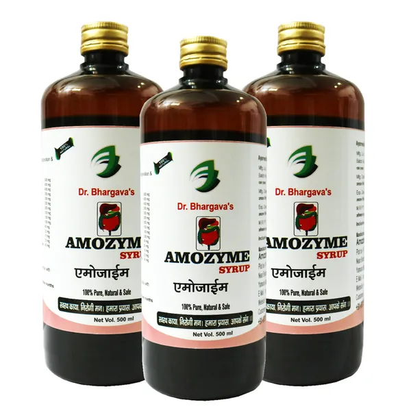 Dr.Bhargav’S_I_Amozyme_Syrup_I_Carminative_I_Bloating_I_Appetite_Enhancer_I_Digestive_Syrup_In_Both_Sugar_Free_I_Removes_Quickly_Gas_And_Indigestion_|Digestive_Tonic_|_Syrup_500Ml_I_Pack_Of_3