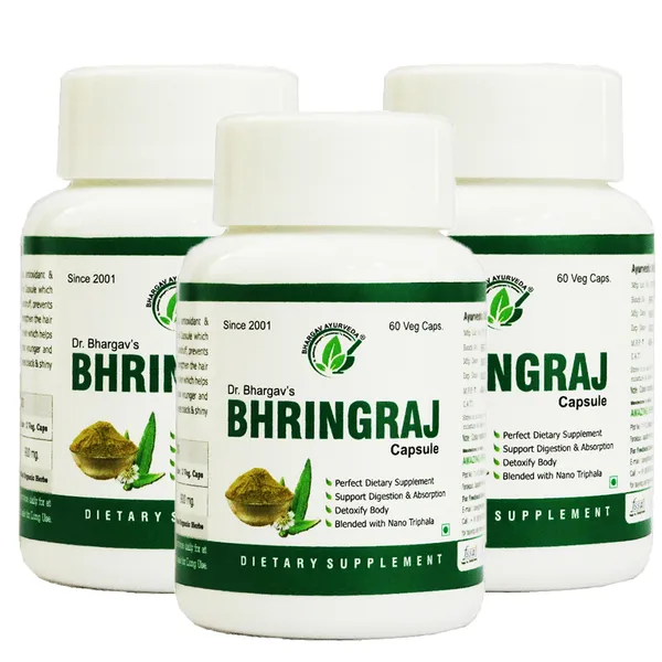 Dr.Bhargav’S_I_Bhringraj_Capsule|Hair_Growth|Rejuvenate_Liver_I_Kidney|Detoxify_Body_|_Amazing_Hair_Capsule_I_Sukoon_Hair_Oil_|_Prevent|_Hair_Fall_I_Amazing_Hair_Capsule_I_Sukoon_Hair_Oil_60_Capsules_I_Pack_Of_3
