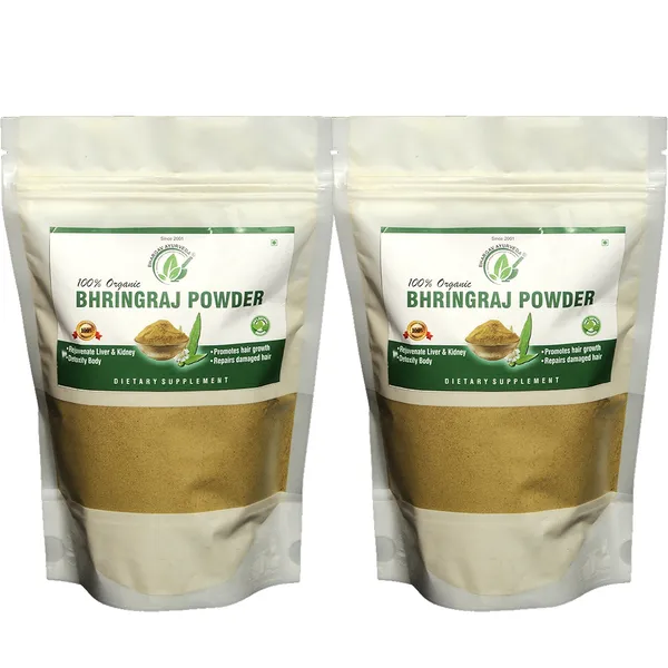 Dr.Bhargava'S_I_Bhringraj_Powder|_Help_To_Promote_Hair_|_Skin_I_Hair_Supplement_I_100_Gm_I_Pack_Of_2