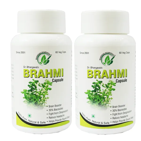 Dr.Bhargav’S_I_Brahmi_Capsule_|Brain_Booster_|_Headache_|_Brain_Nerve|_Heart_Weakness_I_Palpitation_I_Confusion_I_Nervousness_I_Arjun_Capsule_|Relieves_Stress_I_Depression_I_Relaxocalm|_60_Capsules_I_Pack_Of_2