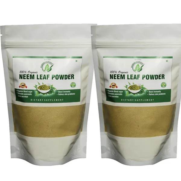 Dr.Bhargav’S_I_Neem_Leaves_Powder_|_Sun_Dried_I_Skin_I_Hair_Growth_|_Regulate_Blood_Sugar_|_Relieves_Skin_Problems_|_Boost_Immunity_|_Help_Lower_Blood_Sugar_Levels_|Strengthen_Pancreas_|_100_Gm_I_Pack_Of_2