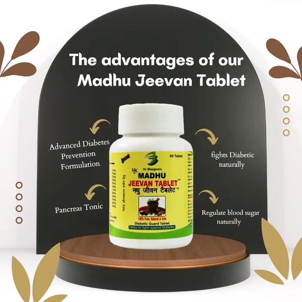 Dr.Bhargav’S_I_Madhu_Jeevan_Capsule_I_Diabetic_Control|_Regulate_Blood_Sugar|_Diabetes|_Strengthen_I_Stress_Insulin_Producing_Beta_Cells|_60_Tablets