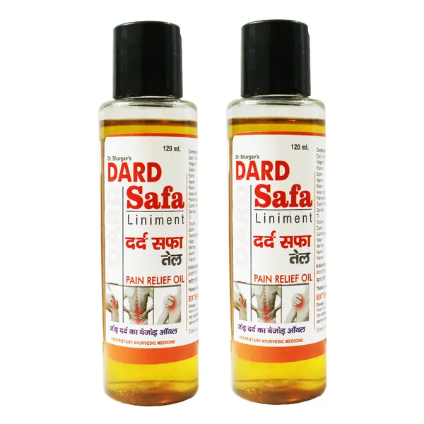 Dr.Bhargav’S_I_Dard_Safa_Oil_|_Pain_Relief_Oil_I_Stiffness|_Painkiller_Potent_Oil_I_Herbs_I_Volatile_Combination_|_Deep_Absorption_I_Pain_Sucking_Power_I_Oil_In_Balm_Feel_|_120Ml_I_Pack_Of_2