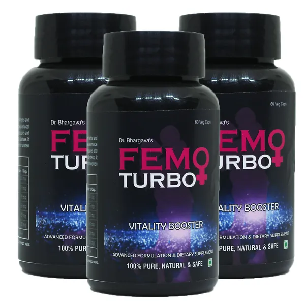 Dr.Bhargav’S_I_Femo_Turbo_I_Energy_Booster_|_Fatigue_Booster_Supplement_|Irregular_Periods_Treatment_|_Ayurvedic_I_Infertile_Women|_Supplement_Of_Thyroid_Weakness_|_Reproductive_Organs_|_60_Capsules_I_Pack_Of_3