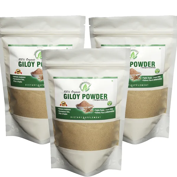 Dr.Bhargav’S_I_Guduchi_I_Giloy_Powder_|_Tinospora_Cordifolia|_Immunity_Booster_|_Inflammation_|_Fights_Toxin_|_Throat_Irritation_I_Cough_|_Immune_Disorders_|_Uric_Acid_|_Burning_Toxins|_100_Gm_I_Pack_Of_3