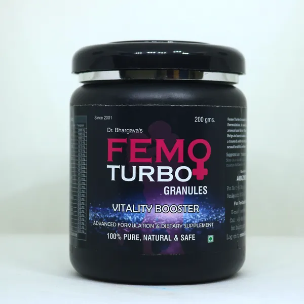 Dr._Bhargav'S_Femo_Turbo_30_Capsules_&_Femo_Turbo_Granules_200_Gms