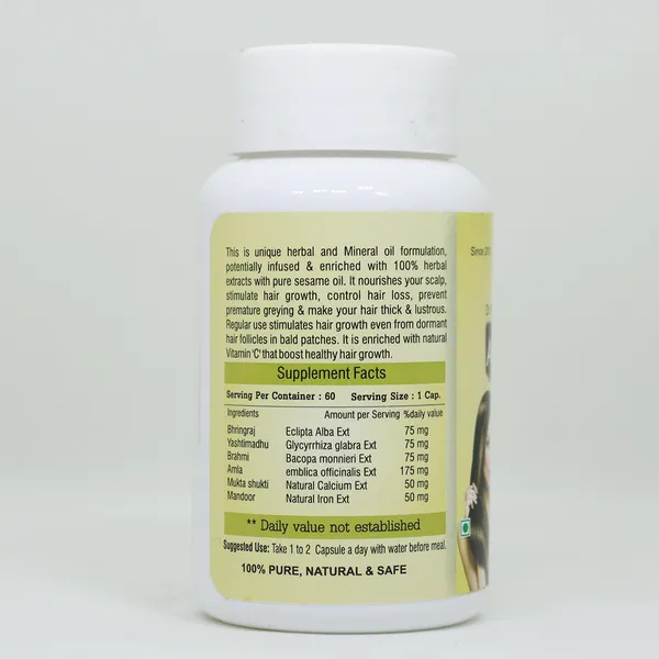 Dr._Bhargav'S_Sukun_Hair_Oil_120_Ml_&_Amazing_Hair_Growth_60_Capsules