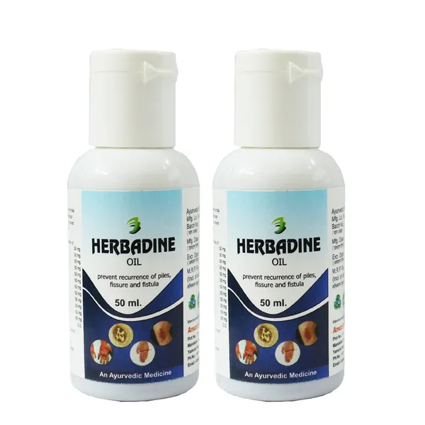 Dr.Bhargava'S_I_Herbaline_Oil_I_Accelerate_The_Healing_Of_Wounds_I_Cuts_|_Fissure_I_Fistula_I_Piles_|Itching_I_Rashes|Anorectal_Massage_I_Recurrent_Piles_I_Fissure_I_50Ml_I_Pack_Of_2