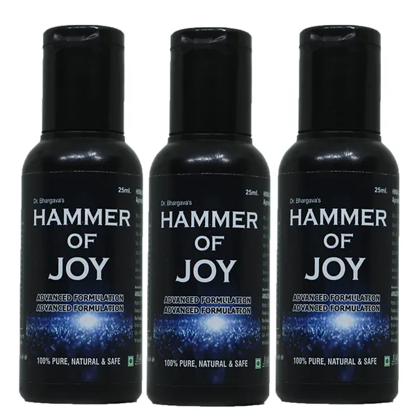 Dr.Bhargav’S_I_Hammer_Of_Joy_Oil_I_Penis_Growth_|_Peripheral_Circulation_|_Penis_Enlargement_I_Hammer_Of_Joy_Capsule_I_Hammer_Of_Joy_Granules_I_Joy_Tablet_I_Hammer_Of_Joy_Oil|_50Ml_I_Pack_Of_3