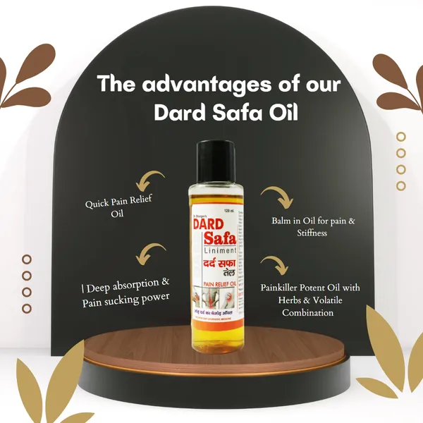 Dr.Bhargav’S_I_Dard_Safa_Oil_|_Pain_Relief_Oil_I_Stiffness|_Painkiller_Potent_Oil_I_Herbs_I_Volatile_Combination_|_Deep_Absorption_I_Pain_Sucking_Power_I_Oil_In_Balm_Feel_|_120Ml