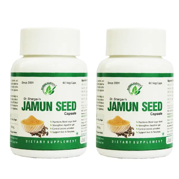 Dr.Bhargav’S_I_Jamun_Seed_Capsules_|_Maintains_Blood_Sugar_Level_|_Control_Excess_Urination_|_Support_Liver_I_Pancreas_|_Strengthen_Digestive_Got_|_60_Capsules_I_Pack_Of_2