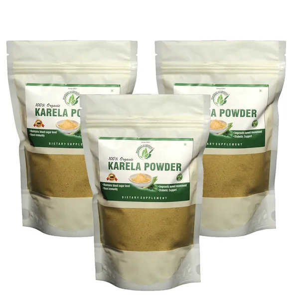Dr.Bhargava'S_I_Karela_Powder_I_Maintains_Blood_Sugar_Level_|_100_Gm_I_Pack_Of_3