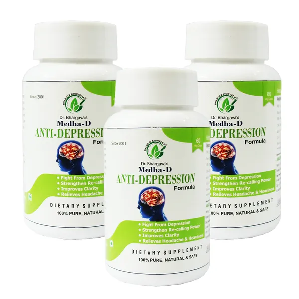 Dr.Bhargav’S_I_Medha-D_Capsules_|_Fights_Depression_Naturally|_Depression_|_Strengthens_Nerves_I_Mind_Re-Calling_Power_|_Concertation_|_Fear_I_Phobia_|_Dementia_|_60_Capsules_I_Pack_Of_3