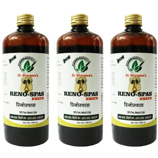 Dr.Bhargav,S_I_Renosaps_Syrup_I_Renal_Cleansing_Naturally_|_Blood_Urea_I_Serum_Creatinine_|_Prevent_Recurrent_Urinary_Tract_Infection_|_Dysuria_|_Benign_Prostate_Hypertrophy_I_500Ml_I_Pack_Of_3