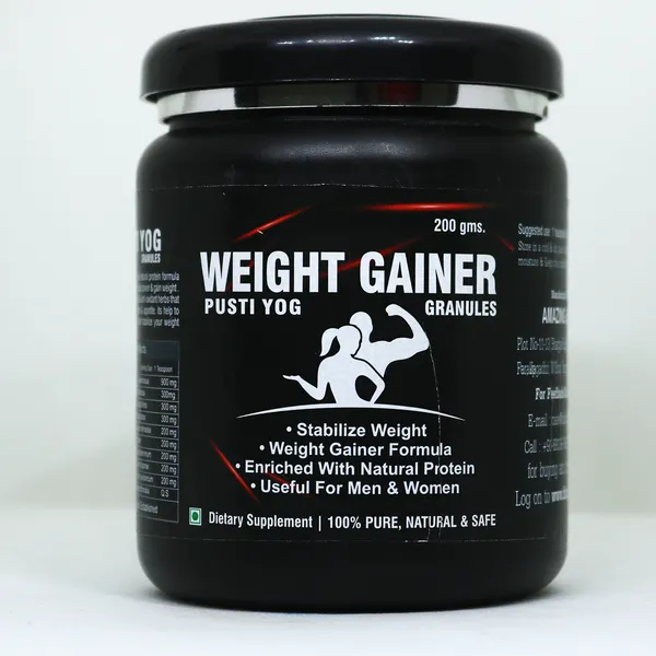 Dr.Bhargav’S_I_Pusti_Yog_Weight_Gain_Safe_Formula_|_Enriched_Protein|Weight_Gain_|_Bone_I_Muscle_Strengthen_Formula|_Power_Energy_Booster|_200_Gm_Granules