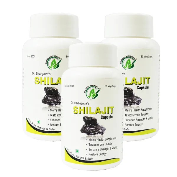 Dr.Bhargav’S_I_Shilajit_Capsules_|_Testosterone_Booster_|_Restore_Energy_And_Power_I_Vitality_|_Energy_Weakness_I_Hyperacidity_I_Excessive_Body_Heat_I_60_Capsules_I_Pack_Of_3
