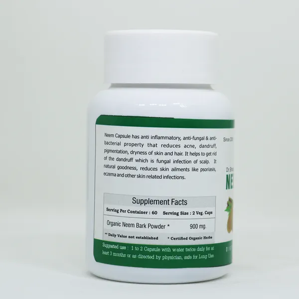 Dr.Bhargav’S_I_Neem_Bark_Capsules_|_Support_Healthy_Skin_|_Cleanses_Liver_|Kills_Germ_I_Bacteria_I_Virus_|_Cures_Boils_I_Rashes|_Detoxify_Body_|Reduce_Viral_Load_|60_Capsules