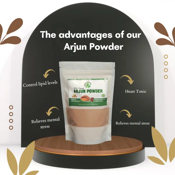 Dr.Bhargav’S_I_Arjun_Powder_|_Heart_Tonic_|_Relieves_Mental_Stress_|_Regulate_Blood_Pressure_|_Control_Lipid_Levels_|Arjun_Kheer_Pak_Ingredient_I_Natural_Organic|100_Gm