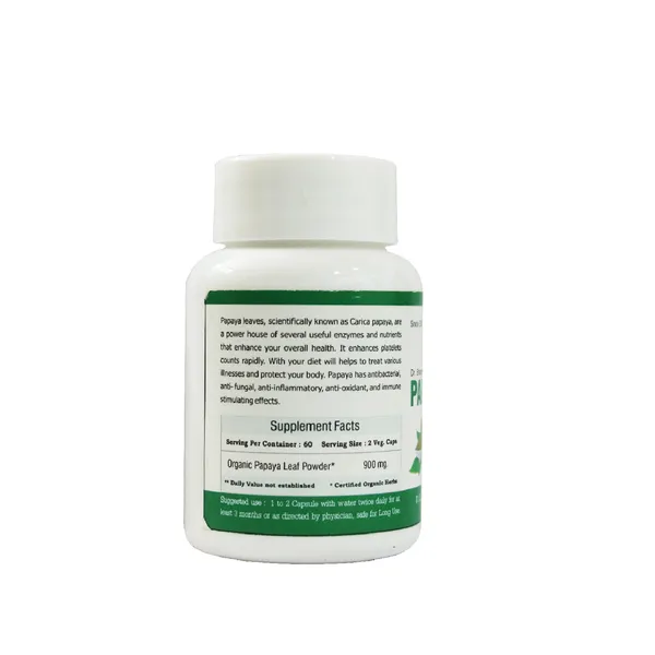 Dr.Bhargav’S_I_Papaya_Leaf_Capsules_|_Supports_Digestion_|_Beneficial_In_Dengue_Fever_I_Malaria_|_Support_Immune_System_|_Enhances_Platelets_Count_|_Fever_Herbal_Medicine_|_60_Capsules
