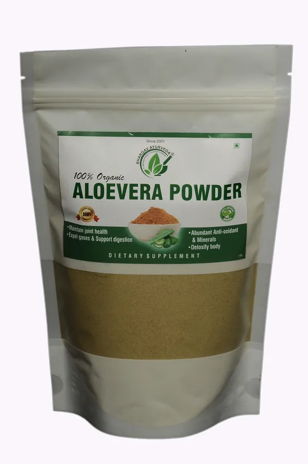 Dr.Bhargav’S_Aloe_Vera_Powder_Organic|Hair_I_Face_|Skin|No_Added_Chemicals|100_Gm