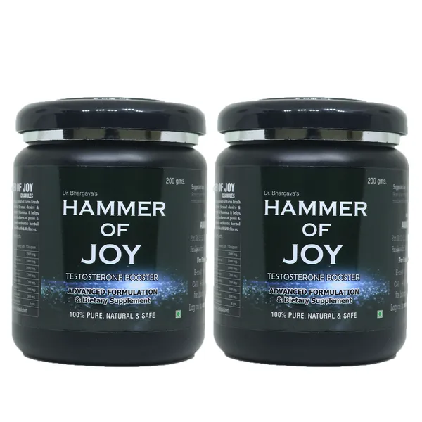 Dr.Bhargav’S_I_Hammer_Of_Joy_Granules_|_Testosterone_Booster_|_Enhances_Energy_&_Stamina|_Dysfunction_I_Premature_Ejaculation|_Medicine|_Hammer_Of_Joy_Granules_I_Joy_Tablet|_200_Gm_Granules_I_Pack_Of_2