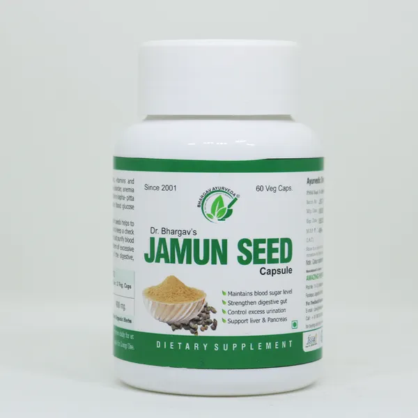 Dr.Bhargav’S_I_Jamun_Seed_Capsules_|_Maintains_Blood_Sugar_Level_|_Control_Excess_Urination_|_Support_Liver_I_Pancreas_|_Strengthen_Digestive_Got_|_60_Capsules