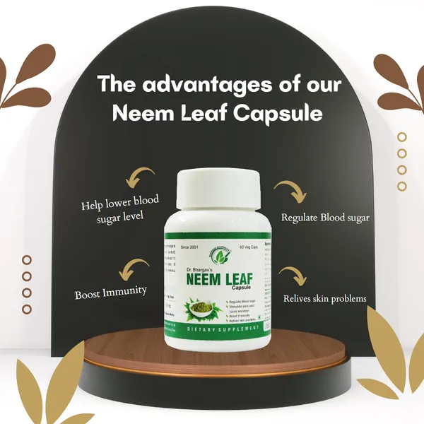 Dr.Bhargav’S_I_Neem_Leaf_Capsule_|_Regulate_Blood_Sugar_|_Skin_Problems_|_Boost_Immunity_|_Low_Blood_Sugar_Levels_|Strengthen_Pancreas|_60_Capsules