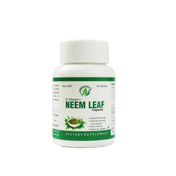 Dr.Bhargav’S_I_Neem_Leaf_Capsule_|_Regulate_Blood_Sugar_|_Skin_Problems_|_Boost_Immunity_|_Low_Blood_Sugar_Levels_|Strengthen_Pancreas|_60_Capsules