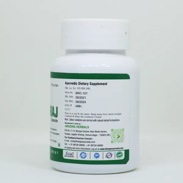 Dr.Bhargav’S_I_Bhringraj_Capsule|Hair_Growth|Rejuvenate_Liver_I_Kidney|Detoxify_Body_|_Amazing_Hair_Capsule_I_Sukoon_Hair_Oil_|_Prevent|_Hair_Fall_I_Amazing_Hair_Capsule_I_Sukoon_Hair_Oil_60_Capsules