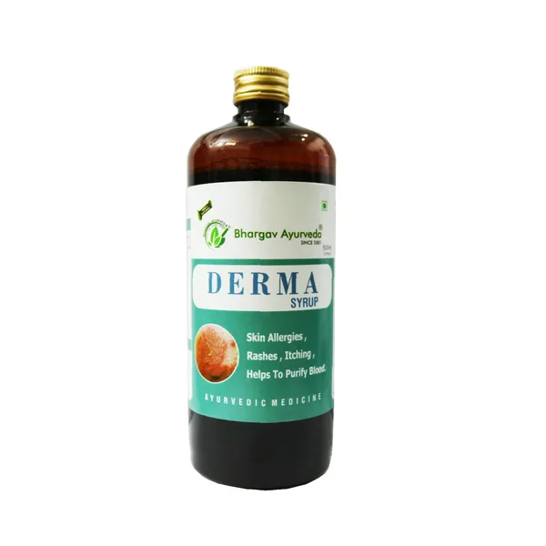Dr.Bhargav’S_I_Derma_Syrup_|_Blood_Purifier_|_Rashes_I_Itching_|_Antihistamine_|_Eliminate_Skin_Allergy_I_Remedies_For_Glow_And_Complexion|_Psoriasis_|_500Ml_Syrup