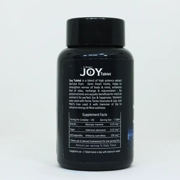 Dr.Bhargav’S_I_Joy_Tablet_For_Relax_I_Recharge_I_Rejuvenate_|Relieves_Stress_I_Calms_Mind|Fights_Stress|_Manage_Insomnia_|_Fights_Depression_When_Taken_Together_Femo_Turbo_Capsules|_60_Tablets