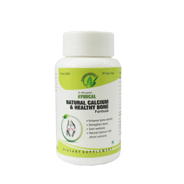 Dr.Bhargav’S_I_Ayur_Cal_Capsule_For_Natural_Calcium_|_Strengthens_Bone_|_Joint_Wellness|_Accelerate_Fracture_Bone_Healing_I_Height_In_Growing_Children|_Nutrients_For_Cartilage_Healing_|_60_Capsules