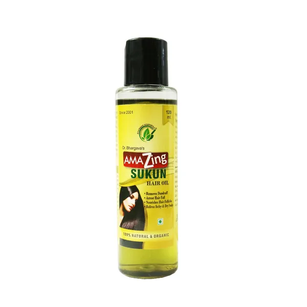 Dr.Bhargav’S_I_Sukoon_Hair_I_Hair_Growth_|_Hair_Fall_|_Improves_Regrowth_Of_Hair_|Dandruff_|120Ml
