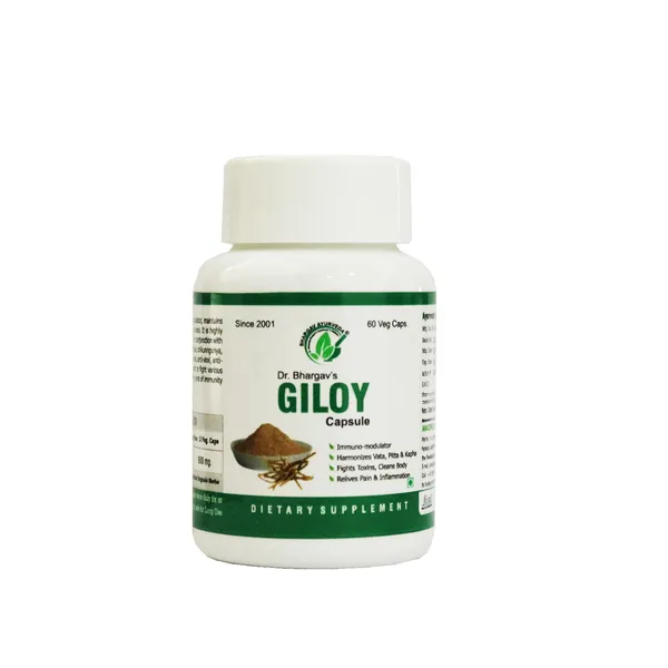 Dr.Bhargav’S_I_Giloy_Capsule_|_Relieves_Pain_I_Inflammation_|_Fights_Toxin_|_Throat_Irritation_I_Cough_|_Harmonizes_Vata_I_Pitta_I_Kapha_|_Immunity_Booster_|_Immune_Disorders_|_60_Capsules