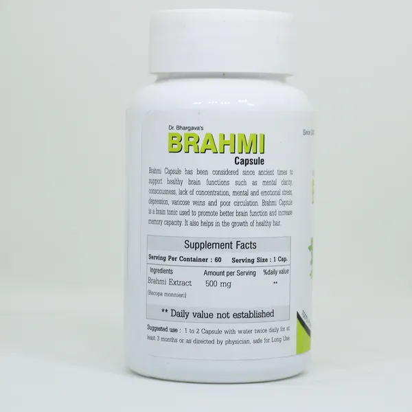 Dr.Bhargav’S_I_Brahmi_Capsule_|Brain_Booster_|_Headache_|_Brain_Nerve|_Heart_Weakness_I_Palpitation_I_Confusion_I_Nervousness_I_Arjun_Capsule_|Relieves_Stress_I_Depression_I_Relaxocalm|_60_Capsules