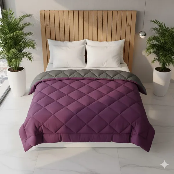 Comforter_170_Gsm_Purple_And_Grey_Reversible_Comforter