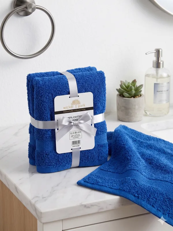 Dark_Blue_Hand_Towel_Set_Of_2_|_Soft_|_100%_Cotton_|_40X60_cm