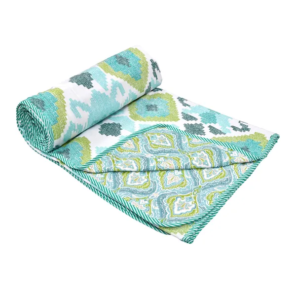 Dohar_Cotton_Reversible_Teal_Colour_Soft_Dohar