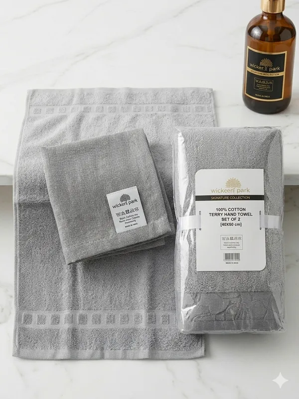 Grey_Hand_Towel_Set_of_2_|_Soft_|_100%_Cotton_|_40X60_cm
