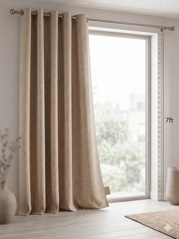 Plain_Beige_Texture_Curtain_|_Pack_Of_2_|_Premium_Quality_|_Texture_Pattern_|_Sr-43